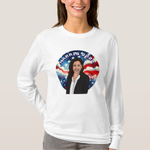 Abstimmung für Kamala Harris 2024 T-Shirt
