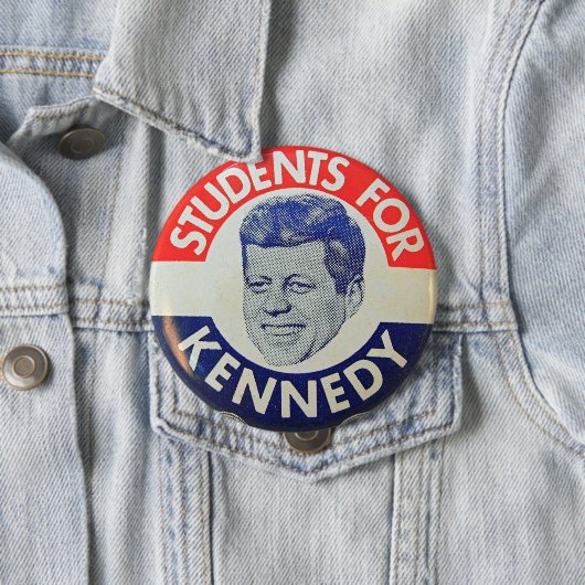 Abstimmung für Kennedy-Wahl-Knopf Button (Beispiel)