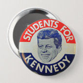 Abstimmung für Kennedy-Wahl-Knopf Button (Vorne & Hinten)