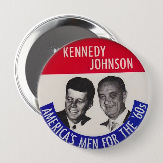 Abstimmung für Kennedy-Wahl-Knopf Button (Vorne & Hinten)
