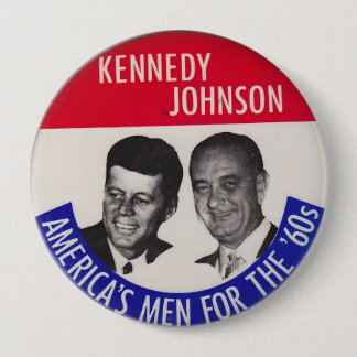 Abstimmung für Kennedy-Wahl-Knopf Button