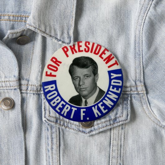Abstimmung für Kennedy-Wahl-Knopf Button (Beispiel)