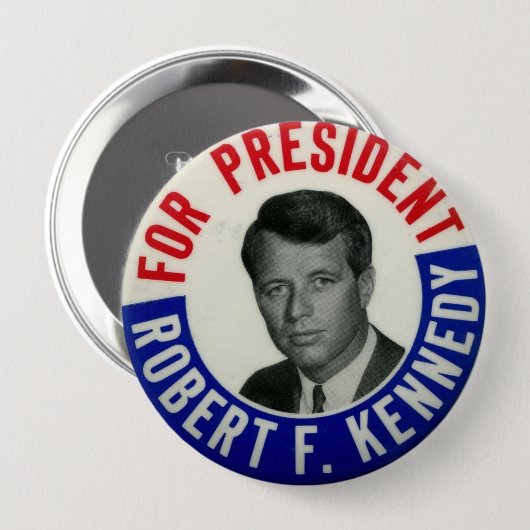 Abstimmung für Kennedy-Wahl-Knopf Button (Vorne & Hinten)