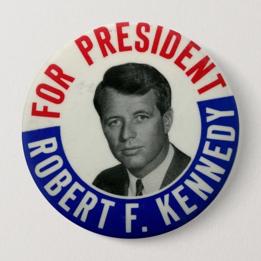 Abstimmung für Kennedy-Wahl-Knopf Button (Vorderseite)