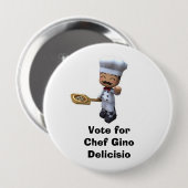 Abstimmung für Kochs-Gino-Button Button (Vorne & Hinten)