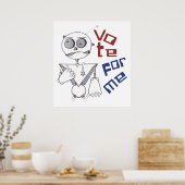 ABSTIMMUNG FÜR MICH POSTER (Küche)