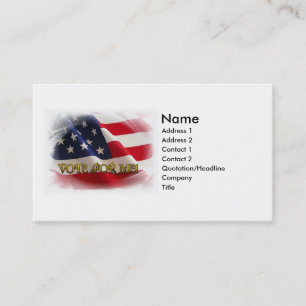 Abstimmung für mich visitenkarte