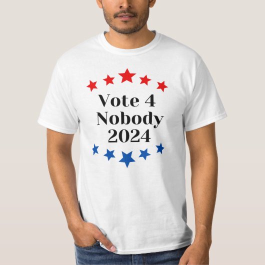 Abstimmung für niemanden, 2024 T-Shirt (Vorderseite)