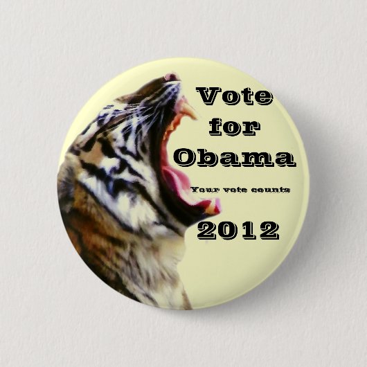 Abstimmung für Obama 2012_ Button (Vorderseite)