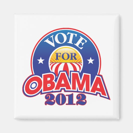 Abstimmung für Obama 2012 Magnet (Vorne)