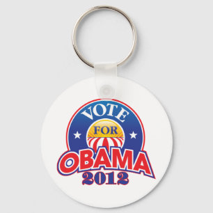 Abstimmung für Obama 2012 Schlüsselanhänger