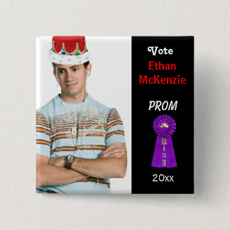 Abstimmung für Prom King (Lila) Button