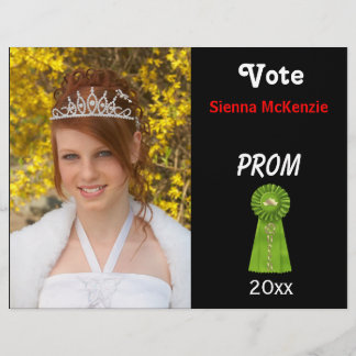 Abstimmung für Prom Queen (grün) Flyer