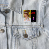 Abstimmung für Prom Queen (Lila) Button (Beispiel)