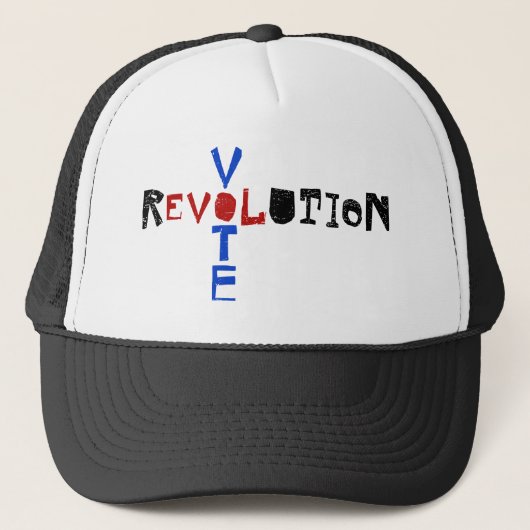 Abstimmung für Revolution Truckerkappe (Vorderseite)