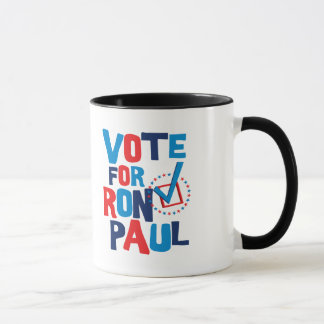 Abstimmung für Ron Paul-Wahl 2012 Tasse