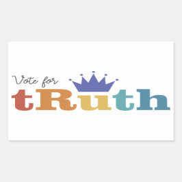 Abstimmung für Rotterdam - RBG-Aufkleber Rechteckiger Aufkleber