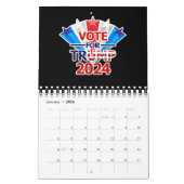 Abstimmung für Trump 2024 Stars Kalender (Jan 2026)