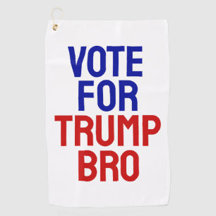 Abstimmung für Trump Bro - Wahl 2024 Golfhandtuch