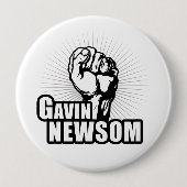 Abstimmung Gavin Newsom Button (Vorderseite)