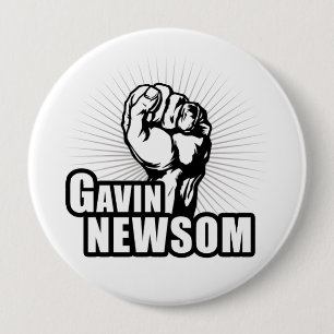 Abstimmung Gavin Newsom Button