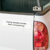 Abstimmung gegen Beschwerde Autoaufkleber (Auf Lkw)