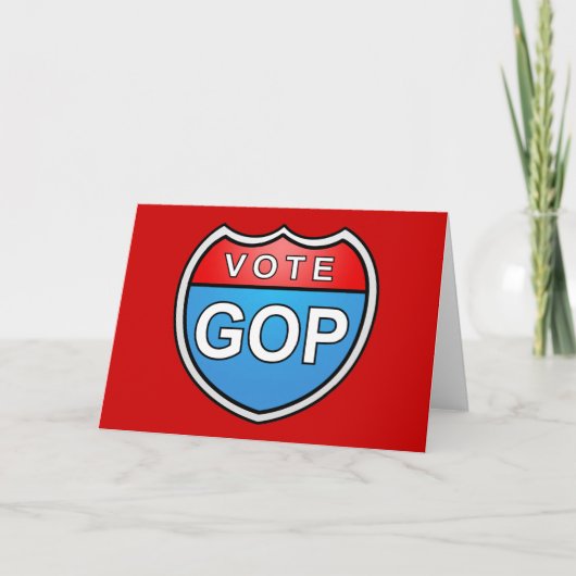 Abstimmung GOP Karte (Vorderseite)