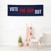 Abstimmung: GOP Out Red White Blue Banner (Insitu)
