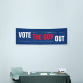 Abstimmung: GOP Out Red White Blue Banner (Messeveranstaltung)