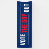 Abstimmung: GOP Out Red White Blue Banner (Vertikal)