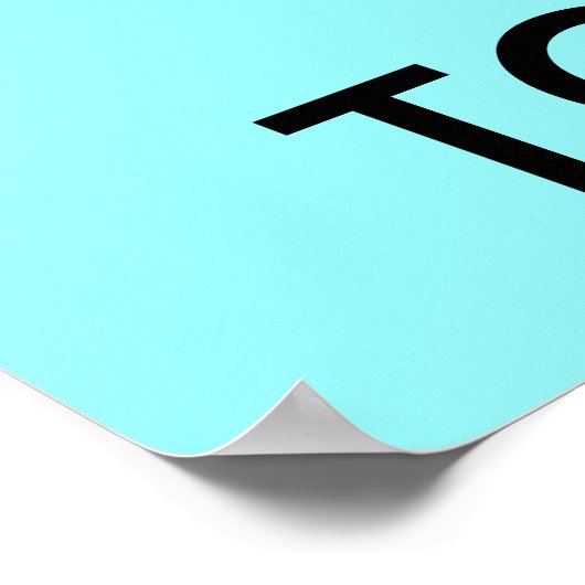 ABSTIMMUNG HEUTE POSTER (Ecke)