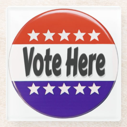 Abstimmung hier glasuntersetzer (Vorderseite)