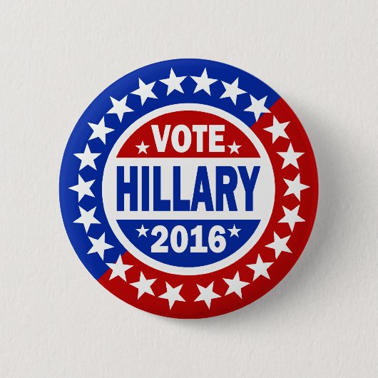 Abstimmung Hillary 2016 Button (Vorderseite)