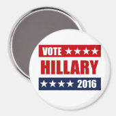 ABSTIMMUNG HILLARY 2016.png Magnet (Vorderseite/Rückseite)