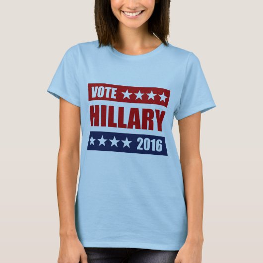 ABSTIMMUNG HILLARY 2016.png T-Shirt (Vorderseite)