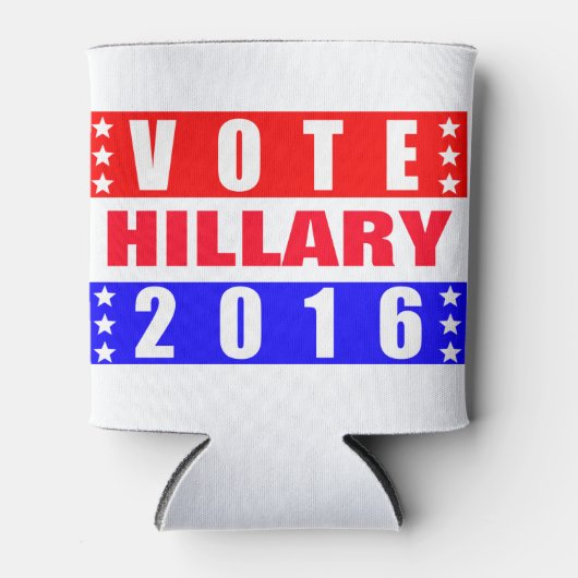 Abstimmung Hillary 2016 Präsidentschaftswahl Dosenkühler (Vorderseite)