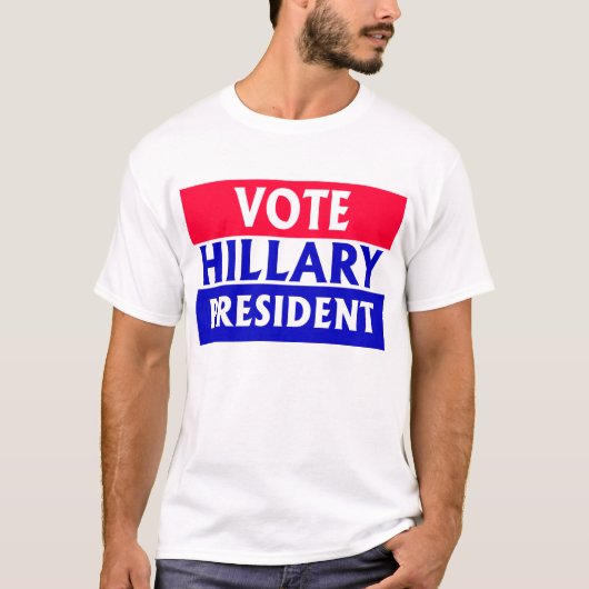 Abstimmung Hillary T-Shirt (Vorderseite)