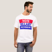Abstimmung Hillary T-Shirt (Vorne ganz)