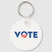 Abstimmung Hoffnung rot schwarz und blau Typografi Schlüsselanhänger (Vorderseite)