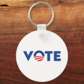 Abstimmung Hoffnung rot schwarz und blau Typografi Schlüsselanhänger (Vorderseite)