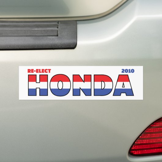 Abstimmung Honda 2010 Wahlen rotes weißes und blau Autoaufkleber (Auf Auto)