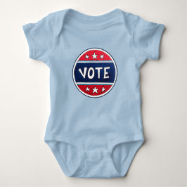Abstimmung I Voted Election Day USA Voting Future  Baby Strampler