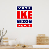 Abstimmung Ike, Nixon 1952 Poster (Küche)