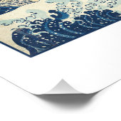 Abstimmung im Zeichen des Blauen Tsunami-Protestes Poster (Ecke)