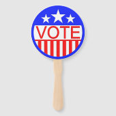 Abstimmung in Amerika Fächer (Rückseite)