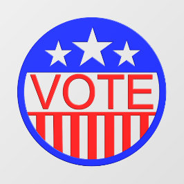 Abstimmung in Amerika Fensteraufkleber