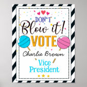 Abstimmung in der Schule Poster (Vorne)