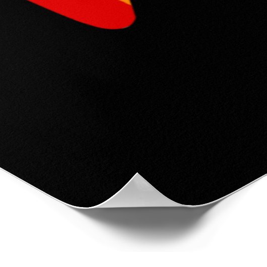 Abstimmung in Regenbogen Poster (Ecke)