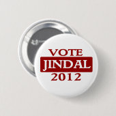 Abstimmung Jindal 2012 Knöpfe (wählen Sie Ihre Button (Vorne & Hinten)