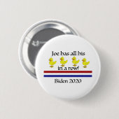 Abstimmung Joe Biden 2020 Button (Vorne & Hinten)